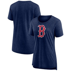 Boston Red Sox Women's Weathered Official Logo Tri-Blend T-Shirt | MLB For sale