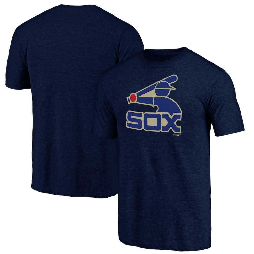 Chicago White Sox Cooperstown Official Logo Tri-Blend T-Shirt | MLB Sale