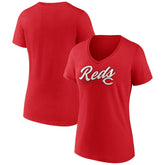 Cincinnati Reds Women's One And Only V-Neck T-Shirt | MLB Near me