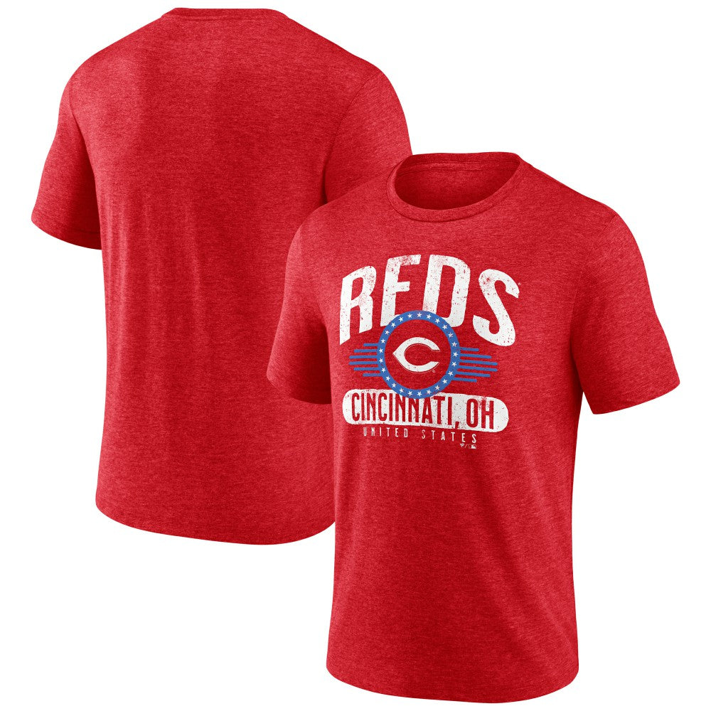 Cincinnati Reds Badge of Honor Tri-Blend T-Shirt | MLB Discount