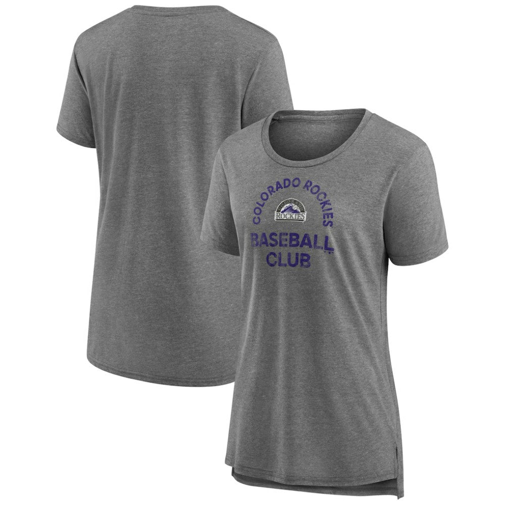 Colorado Rockies Women's Selected First Tri-Blend T-Shirt | MLB Outlet