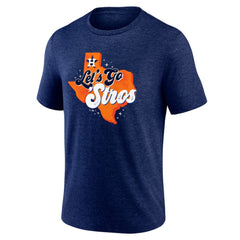Houston Astros Scripty Tri-Blend T-Shirt | MLB Outlet