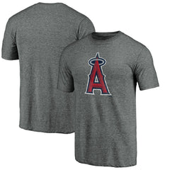 Los Angeles Angels Weathered Official Logo Tri-Blend T-Shirt | MLB Online