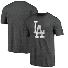 Los Angeles Dodgers Weathered Official Logo Tri-Blend T-Shirt | MLB Sale