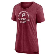 Philadelphia Phillies Women's Selected First Tri-Blend T-Shirt | MLB Online