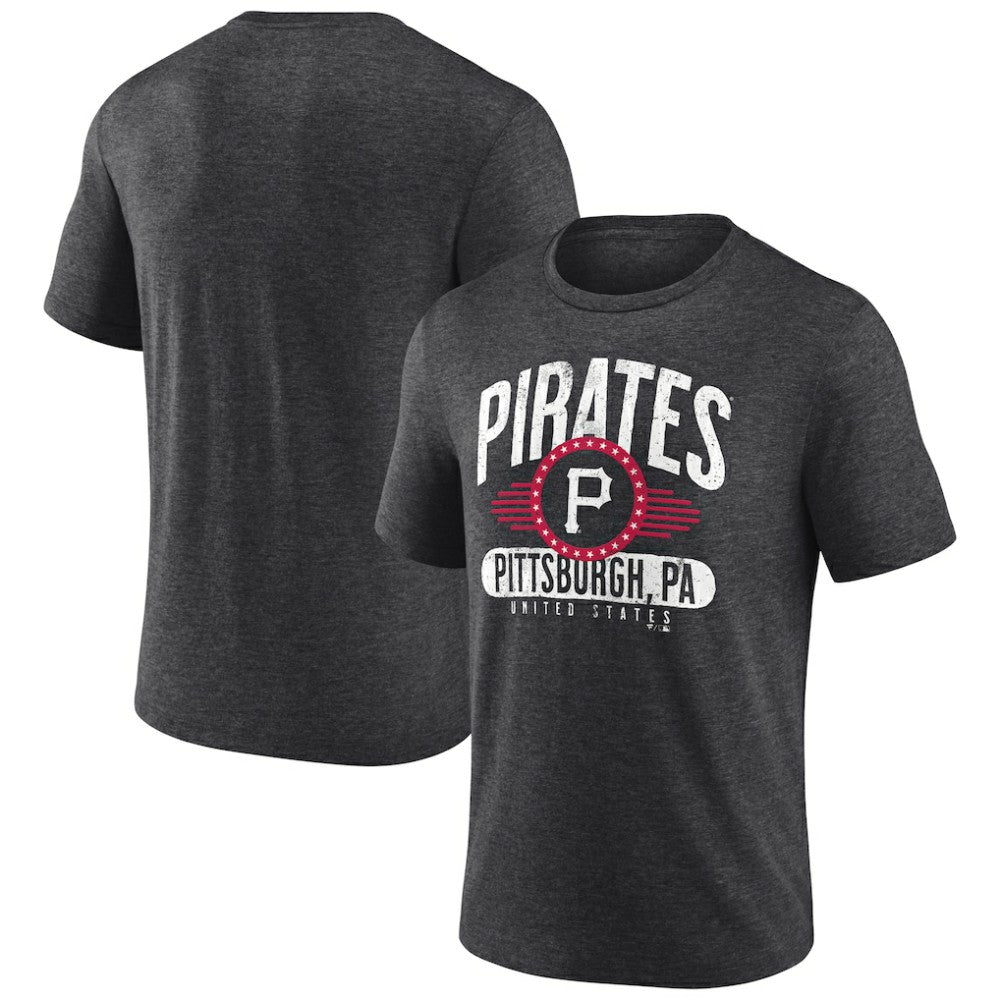 Pittsburgh Pirates Badge of Honor Tri-Blend T-Shirt | MLB Sale