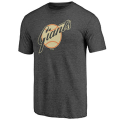 San Francisco Giants Cooperstown Official Logo Tri-Blend T-Shirt | MLB US