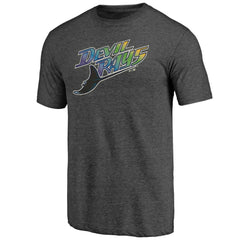 Tampa Bay Rays Cooperstown Official Logo Tri-Blend T-Shirt | MLB New
