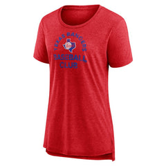 Texas Rangers Women's Selected First Tri-Blend T-Shirt | MLB Online