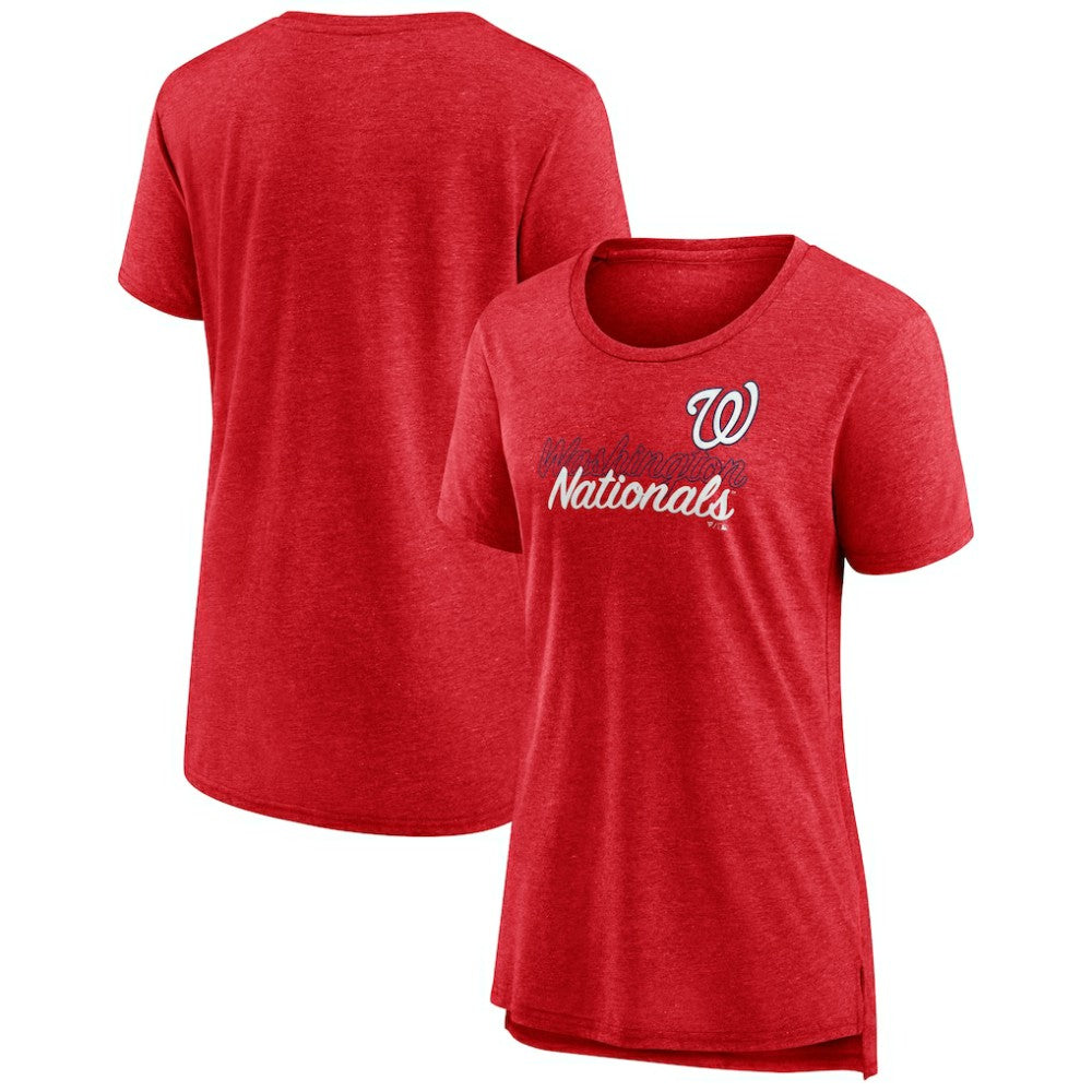 Washington Nationals Women's Practice Time Tri-Blend T-Shirt | MLB Outlet