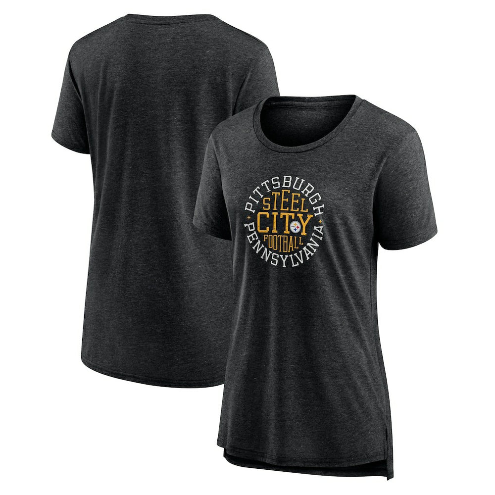 Pittsburgh Steelers Women's Steel City Tri-Blend T-Shirt