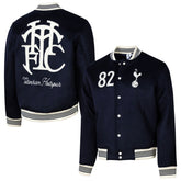 Tottenham Hotspur Sport Design Sweden Free Kick Wool Varsity Jacket Navy
