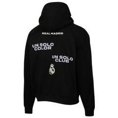 Real Madrid Sport Design Sweden Overtime Oversized Raglan Hoodie Black
