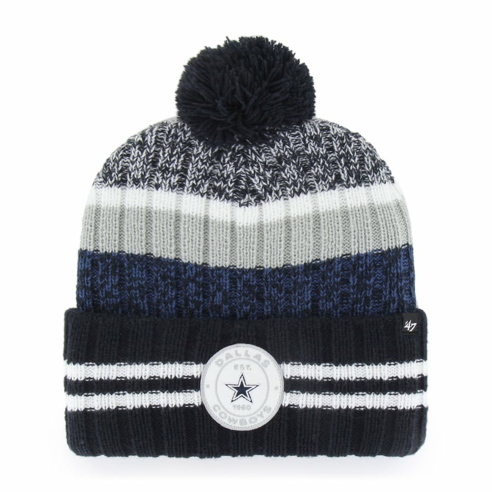 Dallas Cowboys 47 brand '47 Quiver Cuffed Pom Knit Hat