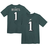 Philadelphia Eagles Nike Jalen Hurts Preschool Player Name & Number T-Shirt