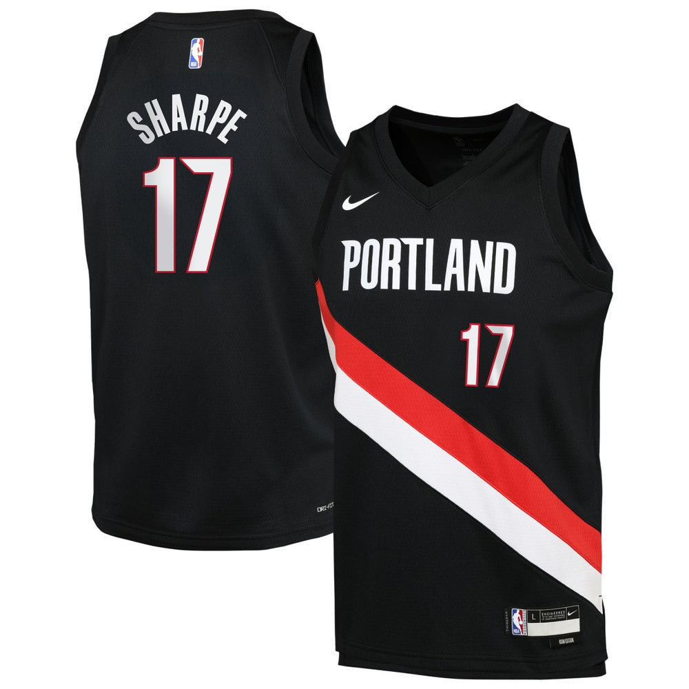 Shaedon Sharpe Portland Trail Blazers Youth Icon Edition Swingman Jersey Outlet