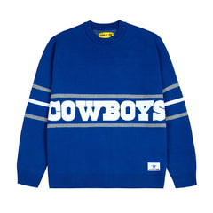 Dallas Cowboys GOLF WANG Jacquard Pullover Sweater