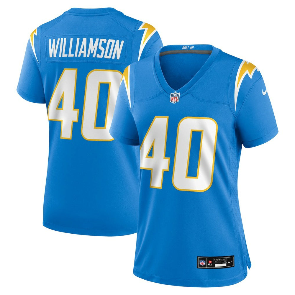 Los Angeles Chargers Nike Kendall Williamson Women's Team Game Jersey