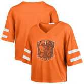 Cleveland Browns 47 brand '47 Women's Premier Scout Cropped V-Neck T-Shirt