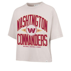 Washington Commanders 47 brand '47 Women's Cropped Windthrow Ravine T-Shirt