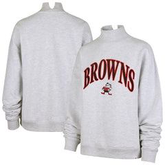 Cleveland Browns 47 brand '47 Women's Vantage Mock Neck Pullover Sweatshirt