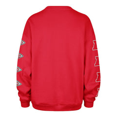 Kansas City Chiefs 47 brand '47 Women's Go Big Oversized Pullover Sweatshirt