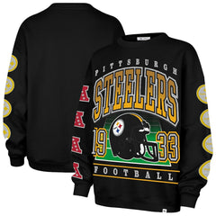 Pittsburgh Steelers 47 brand '47 Women's Go Big Oversized Pullover Sweatshirt