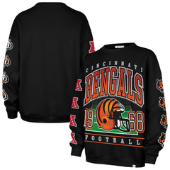 Cincinnati Bengals 47 brand '47 Women's Go Big Oversized Pullover Sweatshirt