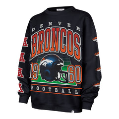 Denver Broncos 47 brand '47 Women's Go Big Oversized Pullover Sweatshirt