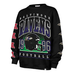 Baltimore Ravens 47 brand '47 Women's Go Big Oversized Pullover Sweatshirt