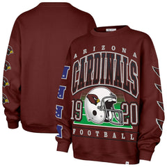Arizona Cardinals 47 brand '47 Women's Go Big Oversized Pullover Sweatshirt