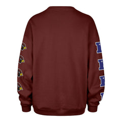 Arizona Cardinals 47 brand '47 Women's Go Big Oversized Pullover Sweatshirt