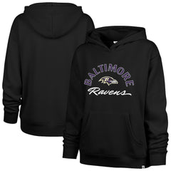Baltimore Ravens 47 brand '47 Women's Whirlwind Naomi Pullover Hoodie