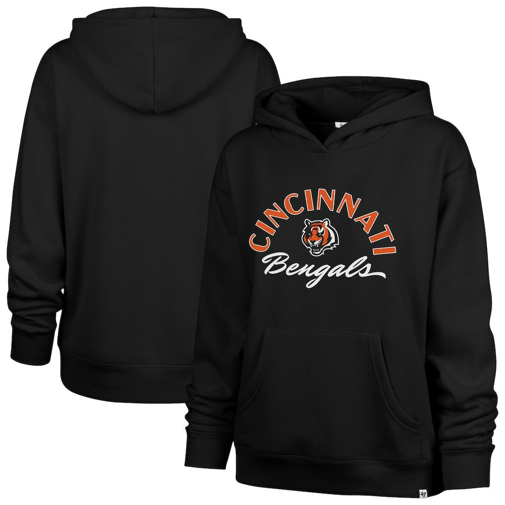 Cincinnati Bengals 47 brand '47 Women's Whirlwind Naomi Pullover Hoodie