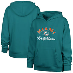 Miami Dolphins 47 brand '47 Women's Whirlwind Naomi Pullover Hoodie