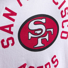 San Francisco 49ers x Todd Snyder Premium Jersey Mock Neck Tee - White discount