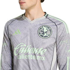Club America 2025/26 Third Replica Long Sleeve Jersey Gray - Adidas
