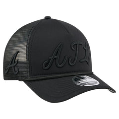 Atlanta Braves New Era City Initial 9FORTY A-Frame M-Crown Adjustable Trucker Hat | MLB Discount