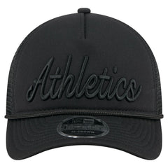 Athletics New Era City Initial 9FORTY A-Frame M-Crown Adjustable Trucker Hat | MLB On Sale