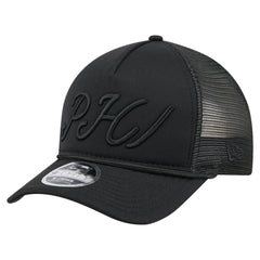 Philadelphia Phillies New Era City Initial 9FORTY A-Frame M-Crown Adjustable Trucker Hat | MLB Discount