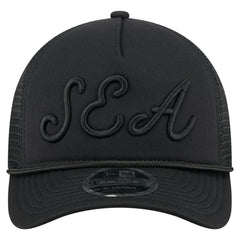 Seattle Mariners New Era City Initial 9FORTY A-Frame M-Crown Adjustable Trucker Hat | MLB US