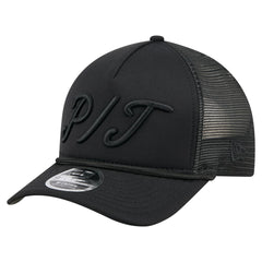 Pittsburgh Pirates New Era City Initial 9FORTY A-Frame M-Crown Adjustable Trucker Hat | MLB On Sale