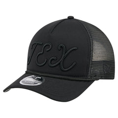 Texas Rangers New Era City Initial 9FORTY A-Frame M-Crown Adjustable Trucker Hat | MLB Discount