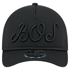 Boston Red Sox New Era City Initial 9FORTY A-Frame M-Crown Adjustable Trucker Hat | MLB For sale