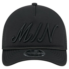 Minnesota Twins New Era City Initial 9FORTY A-Frame M-Crown Adjustable Trucker Hat | MLB Discount