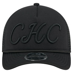 Chicago Cubs New Era City Initial 9FORTY A-Frame M-Crown Adjustable Trucker Hat | MLB US
