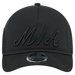 Miami Marlins New Era City Initial 9FORTY A-Frame M-Crown Adjustable Trucker Hat | MLB Near me
