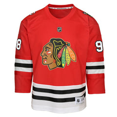 Connor Bedard Chicago Blackhawks Youth Home Centennial Premier Jersey Red