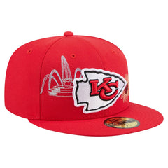 Kansas City Chiefs New Era State Stitch 59FIFTY Fitted Hat