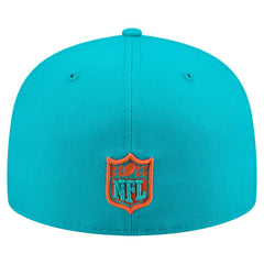 Miami Dolphins New Era State Stitch 59FIFTY Fitted Hat